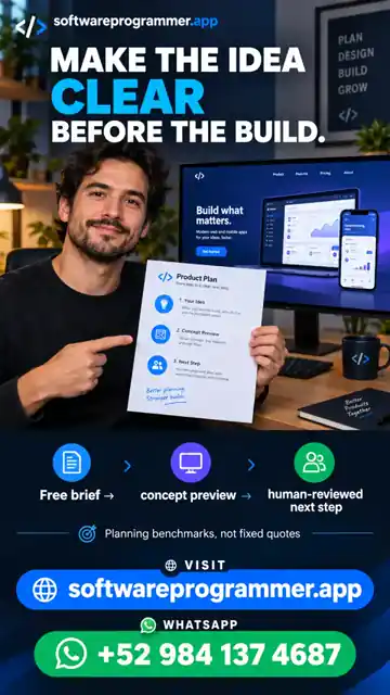 Founder reviewing a one-page software product vision