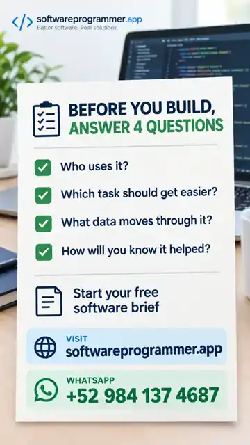 Checklist for planning a software product